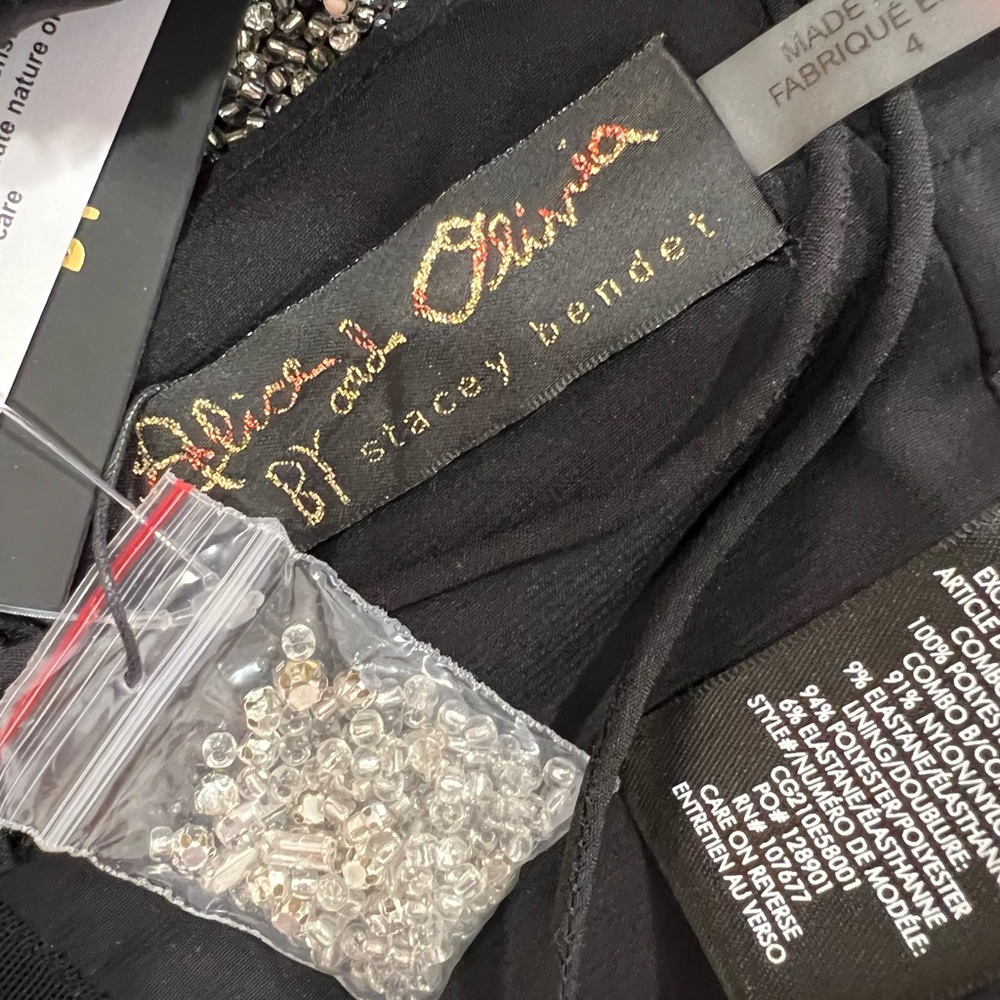 Alice and Olivia Carli Embellished Bra Top - Picture 9 of 11